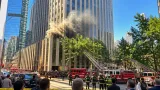 Five injured, building evacuated after early-morning fire in Midtown office tower