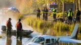 Pilot dies after small plane crashes into Curlew Pond in Plymouth