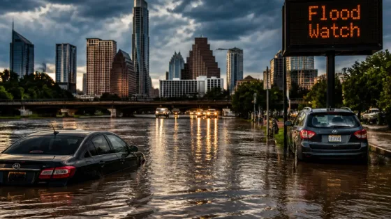 Austin braces as flood watch continues; heaviest rain to shift west this weekend