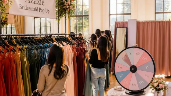 Azazie bridesmaid pop-up arrives in San Diego for one-day try-on event