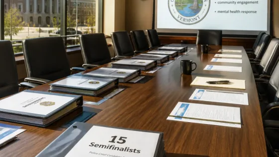 Burlington begins review of 15 candidates to lead city police department