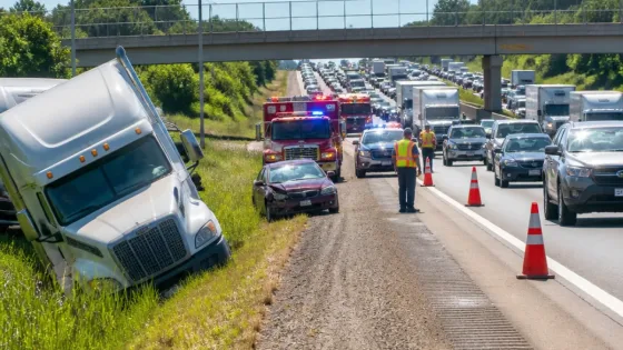 Crash shuts westbound I-96 at MLK Jr. Blvd., drivers urged to avoid area in Lansing