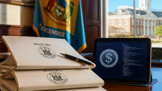Delaware updates banking and stablecoin rules in three-bill modernization package