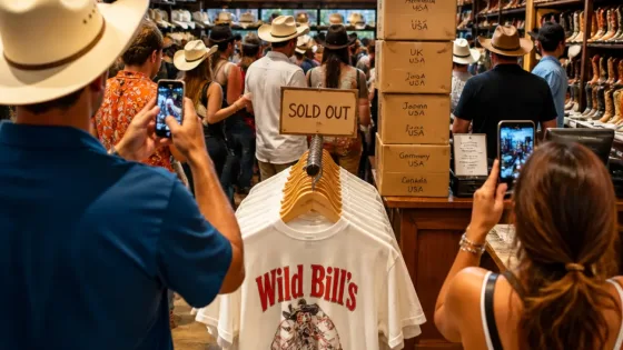 Erling Haaland visit sends Dallas Western store sales soaring