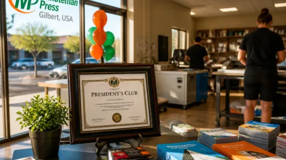 Gilbert print shop joins President’s Club after surpassing $1M in sales