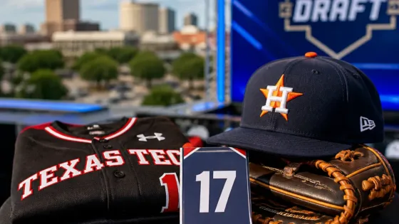 Houston Astros take Texas Tech slugger Logan Hughes with 17th overall pick