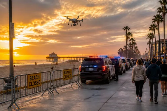 Huntington Beach police warn they will block planned 'takeover' beach bash
