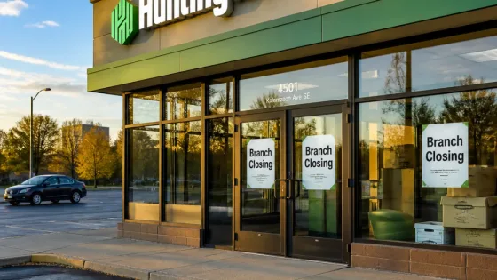 Huntington to close 13 Michigan branches, including two in Grand Rapids area