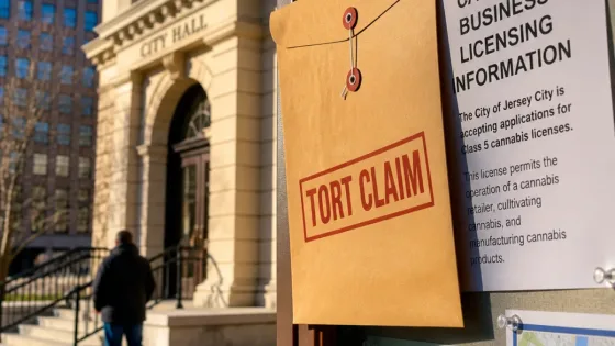 Jersey City faces tort claim from disabled veteran alleging flawed cannabis licensing