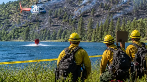 Kinky Creek Fire contained after burning 880 acres near Darwin Ranch; trails remain closed