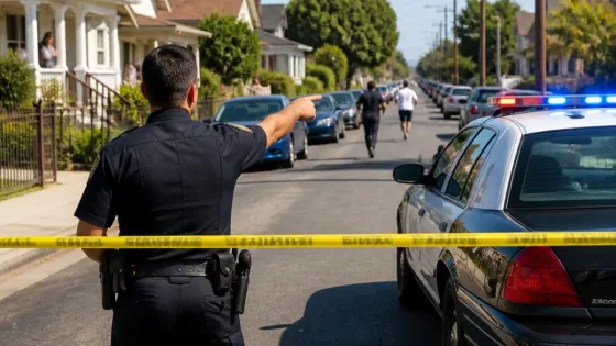Long Beach off-duty officer fires after robbery; suspects remain at large