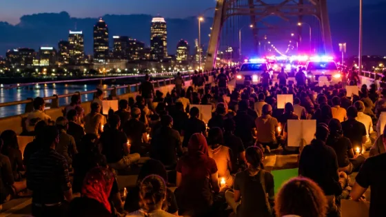 Memphis remembers the night protesters occupied the Hernando DeSoto Bridge