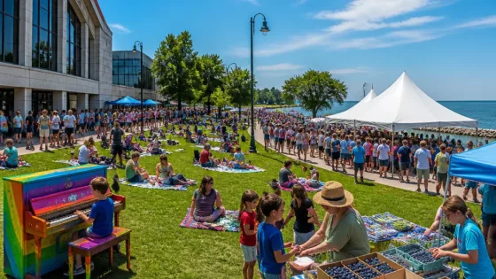 Milwaukee weekend: free family activities, ice cream social, movies and blueberry fest