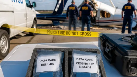 NTSB recovers data cards after deadly Carlisle collision between Cessna and state police helicopter