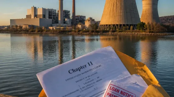 Owner of Pleasants Power Station files Chapter 11, cites more than $70 million in debt