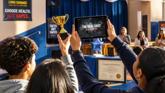 Paterson eighth-graders win statewide PSA contest on vaping and substance risks