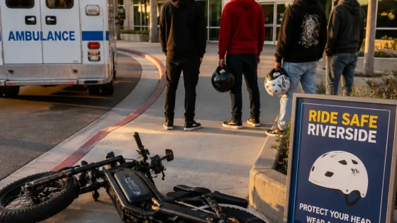 Riverside sees surge in e‑bike crashes, RUHS reports sharp rise in ER visits