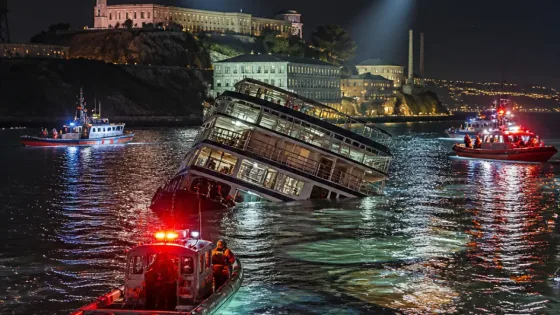 San Francisco: One dead, three missing after pontoon capsizes near Alcatraz during memorial