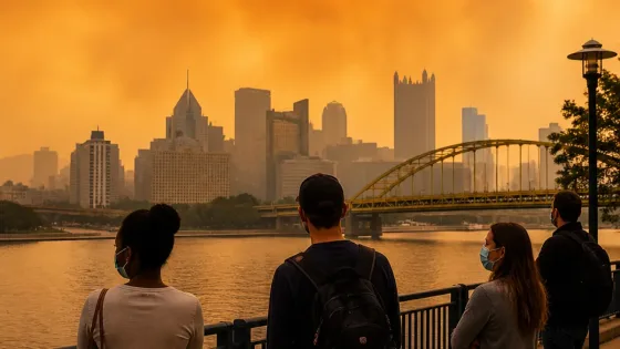 Smoke from distant wildfires triggers Code Red air quality alert across Western Pennsylvania