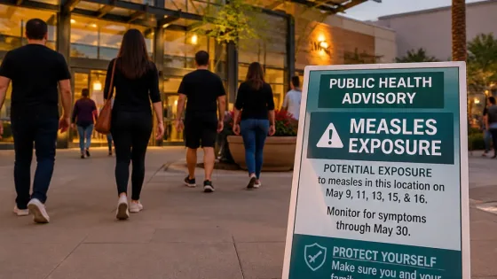 Tempe shoppers warned after measles exposure at Tempe Marketplace