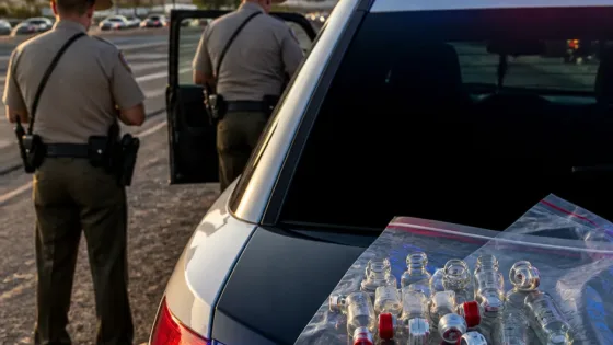 Tempe troopers arrest driver on U.S. 60 after high BAC, dozens of schnapps mini bottles found