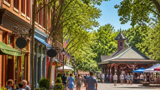 Toledo-area Sylvania keeps small‑town charm with leafy streets and a busy Main Street