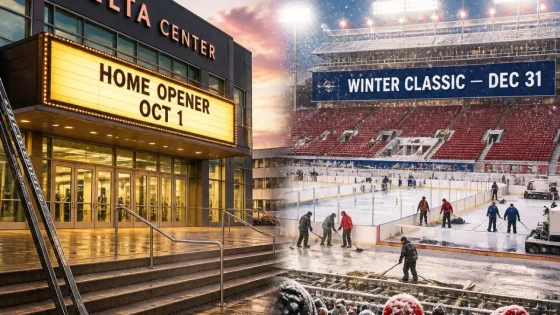 Utah Mammoth unveil 2026-27 schedule; Winter Classic set for Rice-Eccles Stadium