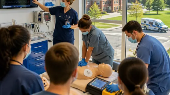 Vermont teens train for medical and emergency careers at UVM summer institute