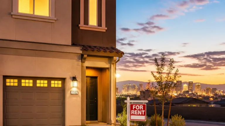 3-bed townhome for rent in North Las Vegas lists at $1,950 per month