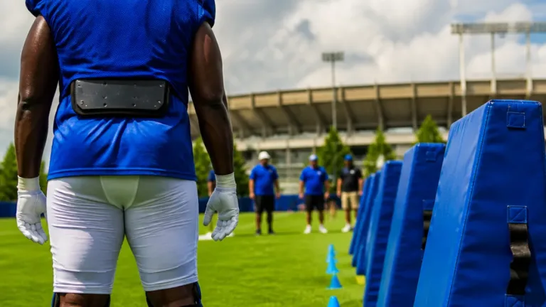 Abe Selm emerging as first reserve at left guard as Kentucky prepares for Will Stein era