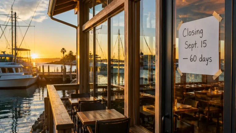 After 54 Years, Dana Point Harbor Favorite Wind and Sea to Close — Impact for Orange Residents
