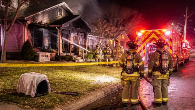 Albuquerque house fire injures resident, kills dog; cause under investigation