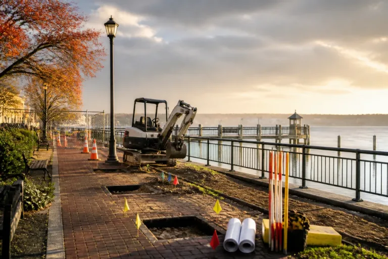 Alexandria begins utility digs as waterfront flood plan pivots from pump station