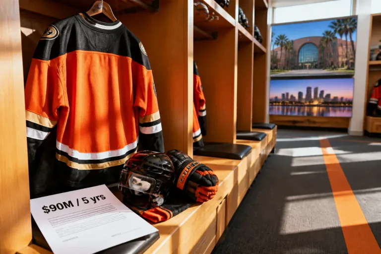 Anaheim Ducks match $90M offer sheet to keep center Leo Carlsson