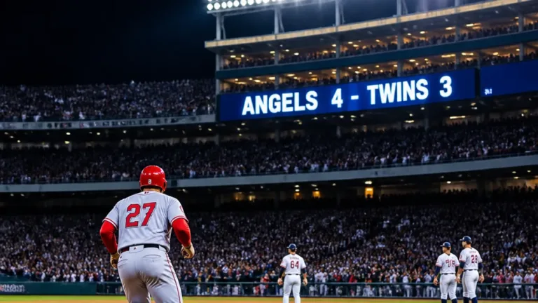 Angels edge Twins 4-3 at Target Field as Grissom, bullpen hold late lead