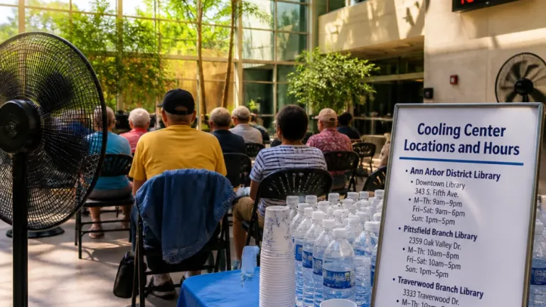Ann Arbor area cooling centers open as heat index approaches 104