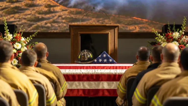 Arizona firefighter Nick Hutcherson remembered at Phoenix service after deadly wildfire