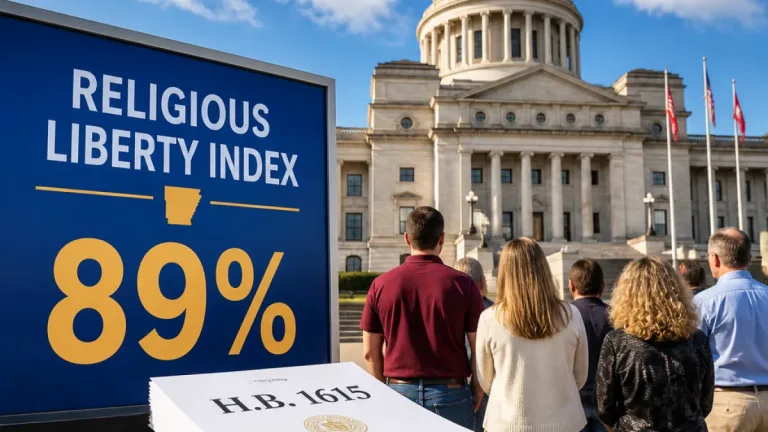 Arkansas rates highest nationwide in 2026 religious liberty index