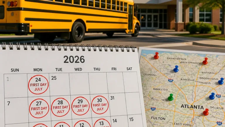 Atlanta-area school start dates 2026: key metro and north Georgia district schedules