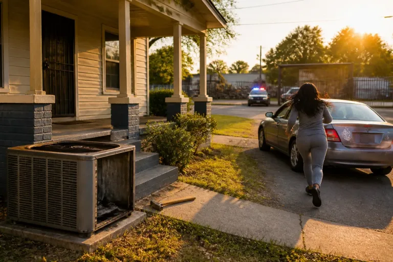 Atlanta woman arrested after alleged gunpoint confrontation over HVAC parts on Meador Way