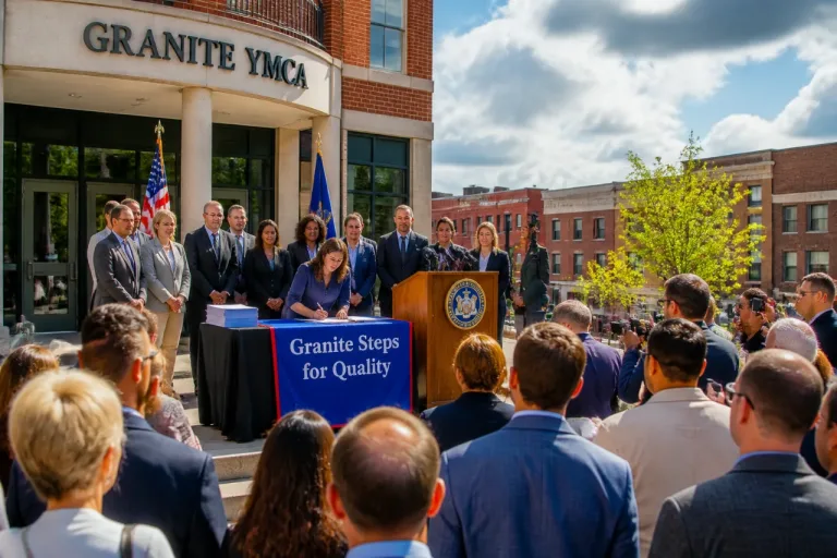 Ayotte vows to pursue alternative paths for blocked childcare funding at Manchester signing