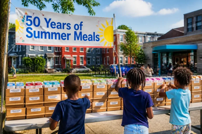 Baltimore celebrates 50 years of summer meals as city program runs through Aug. 14