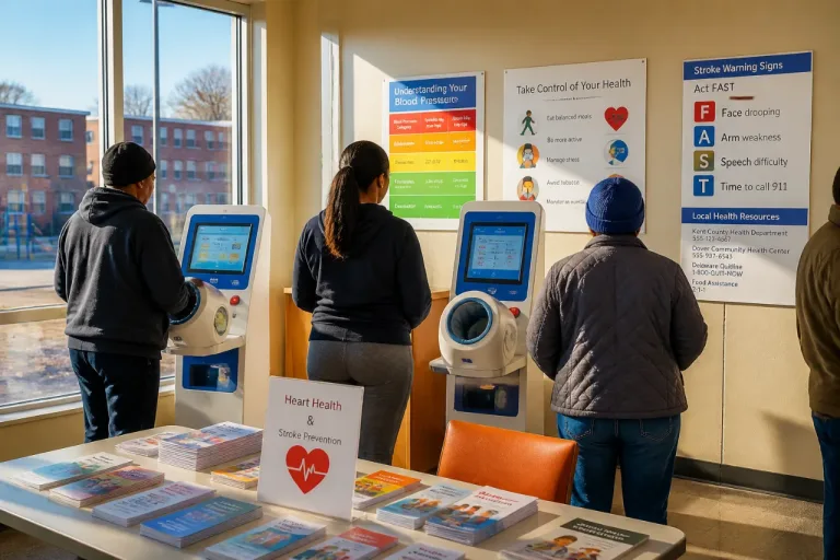 Blood pressure kiosks coming to seven Delaware public housing sites to tackle stroke risk