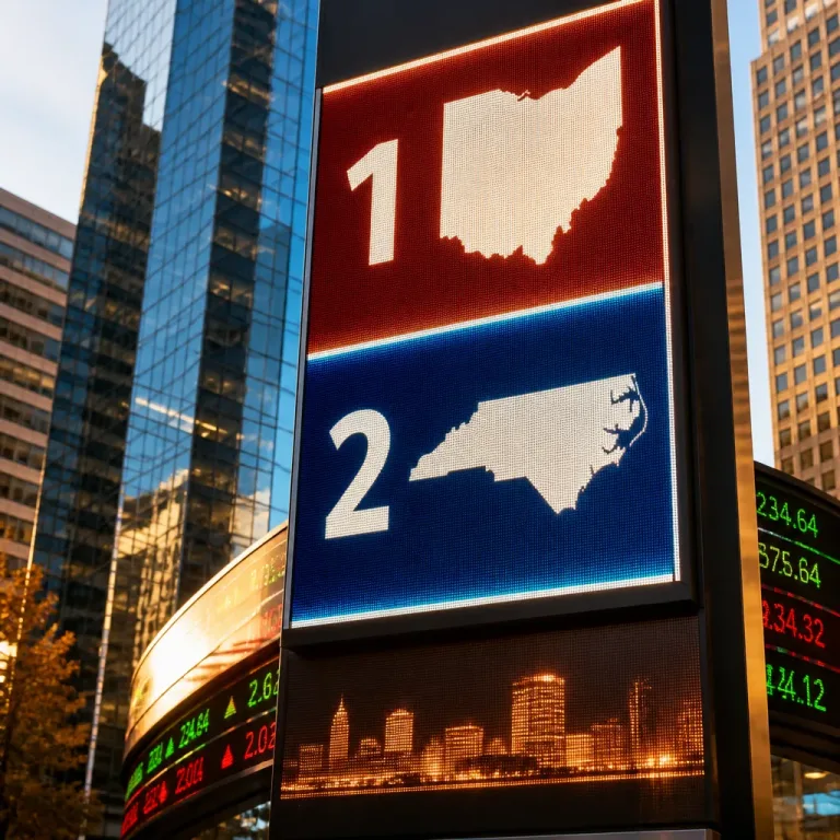 Ohio Topples North Carolina in CNBC’s 2026 Rankings as NC Holds Strong Near Summit