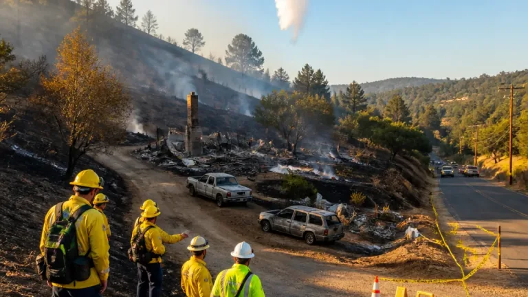 Cal Fire halts forward progress on Kearney Fire; some evacuation orders downgraded