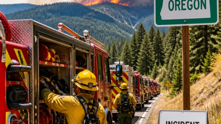 California sends 10 CAL FIRE leaders to support Oregon fight against East Evans Creek Fire