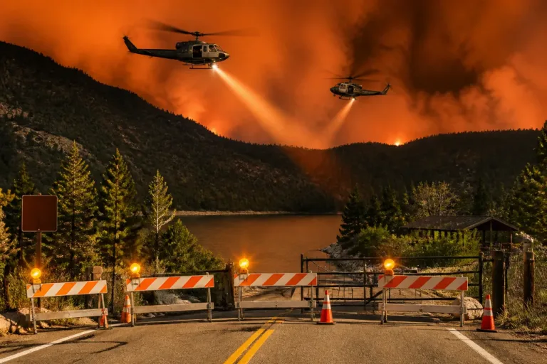 Campground evacuated and Tibble Fork Reservoir closed as Timp Fire burns in American Fork Canyon