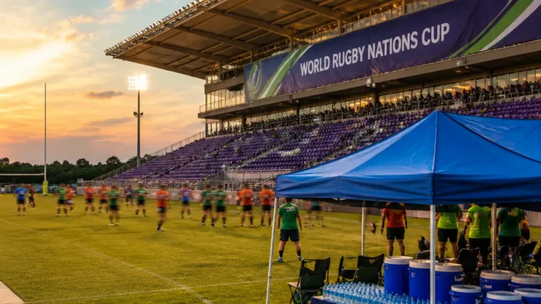 Cary hosts World Rugby Nations Cup match as teams and organizers manage extreme heat