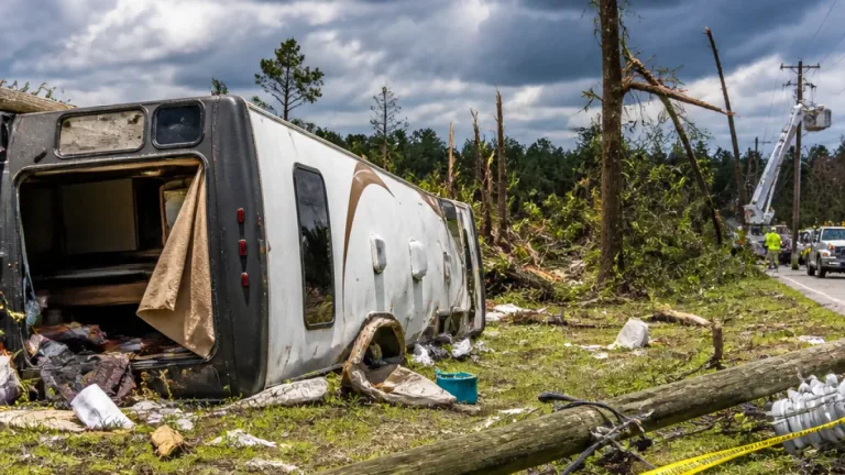 Charlotte-area EF-1 tornado topples camper, tracks 7 miles across three counties