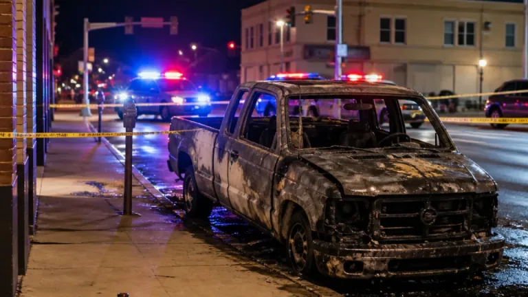 Cheyenne man charged with felony arson after Molotov-style truck fire